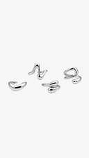 ANILLOS LUVRA - PLATA